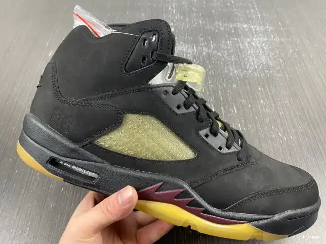 Rep MAX Air Maniere FD1330-001 x Jordan Black 5 A Ma 0606